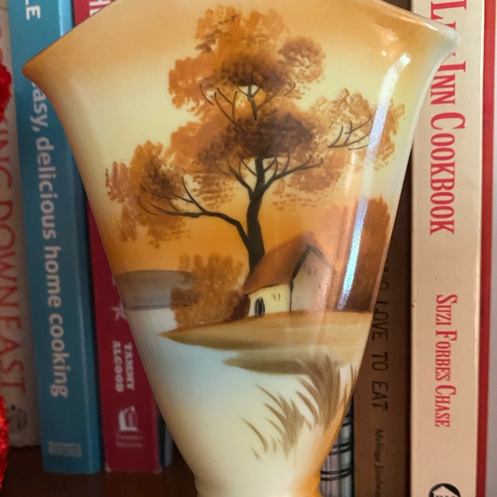 Noritake Fan Vase